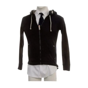 Superdry Small Loco Sudadera con capucha polar cremallera completa Azul marino - Imagen 1 de 11