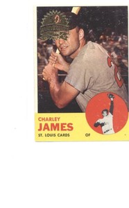 2012 Topps Heritage 1963 Buybacks #83 Charley James (50th Anniversary Logo)(Cond