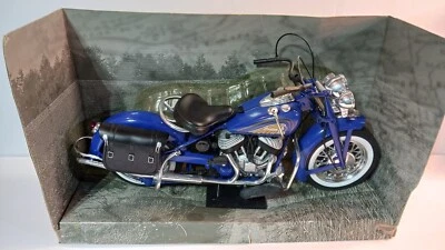 New Ray Roadrider Collection Blue Indian Motorcycle 1:6 Scale Factory Box - Image 1 of 4