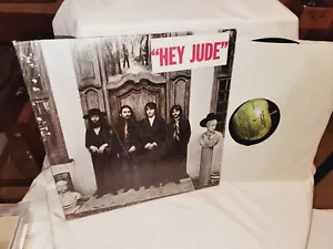 1st PR VINYL RECORD THE BEATLES AGAIN WITH RARE HEY JUDE HYPE STICKER APPLE - Picture 1 of 13