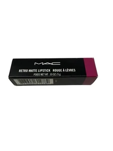 MAC Retro Matte Lipstick 705 FLAT OUT FABULOUS Full Size 3g .1oz Plum New in Box - Picture 1 of 3