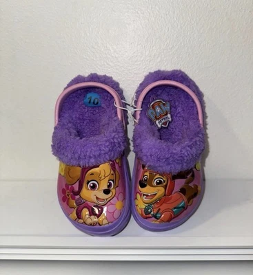 Zuecos difusos Paw Patrol Sky Everest niñas zapato talla 9/10 niño pequeño nuevo Foto 1 de 4