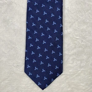 Vineyard Vines Shep & Ian Silk Tie Blue Pinwheel Design Wedding Guest Nautical - Picture 1 of 6