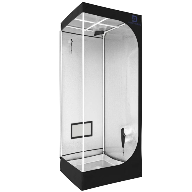 DiamondBox Silver Line SL58 (58x58x180cm) Growbox Anzuchtbox Growzelt Zuchtbox - Bild 1 von 1