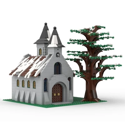 热卖 A Little Romanic Style Church for Your Winter Village 1154 — 第 1/3 张图片