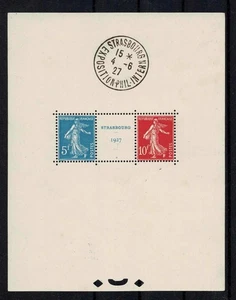 FRANCE YVERT BLOC 2 SCOTT # 241 " STRASBOURG EXHIBITION " MNH CANCELED VF X264B - Picture 1 of 4
