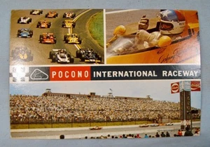 Pocono International Raceway Indy Of The East Johnny Rutherford Postcard (O) - Picture 1 of 2