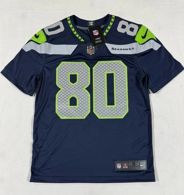 Camiseta Nike Steve Largent Seattle Seahawks #80 Dri Fit masculina pequena nova com etiquetas $150 - Imagem 1 de 4