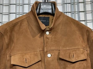 Chaqueta de camionero de gamuza Lucky Brand | Castaño | 7MD3487 | NUEVA SIN ETIQUETAS | XXL - Imagen 1 de 12