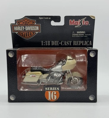 Maisto Harley Davidson 2002 FLTR Road Glide motocicleta diecast 1:18 serie 16 Foto 1 de 4