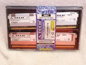 8GB KIT 2 x 4GB DIMM DDR2 ECC Fully Buffered PC2-5300 667MHz 667 MHz Ram Memory - Picture 1 of 4