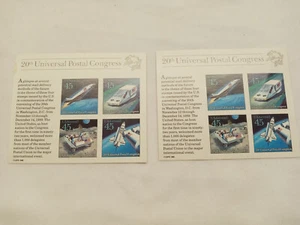SELLOS USPS - Bloques de placas montados sin montar o nunca montados - CORREO AÉREO - C126 x2 (PBC126-1) - Imagen 1 de 1