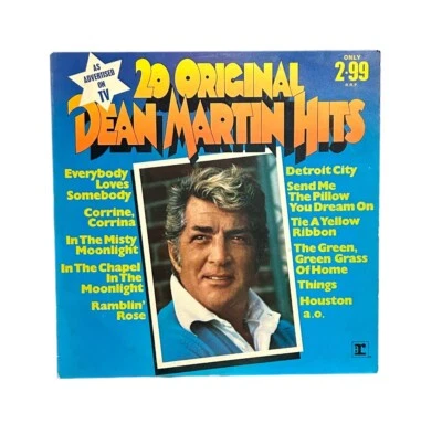 20 Original Dean Martin Hits First Press Country & Novelty LP Vinyl Record - Image 1 of 4