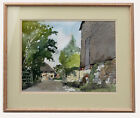 John Mortimer (b.1933) - Framed 20th Century Watercolour, In Bury Village