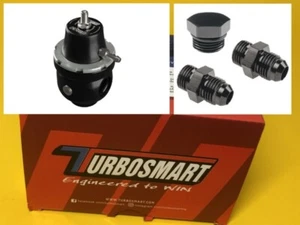 Turbosmart TS-0404-1042 Fuel pressure regulator + Fittings FPR10 10AN Black - Picture 1 of 1