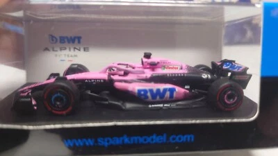 SPARK MINIMAX - F1 ALPINE A523 BWT - ESTABAN OCON - 1/64 SCALE  CAR Y286 - Image 1 of 4