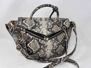 Borsa a mano Jessica Simpson Sabrina colore pitone naturale - Foto 1 di 6