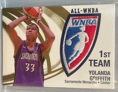 LOGOWOMAN!!!Yolanda Griffith 2006 Rittenhouse WNBA Sacramento Monarchs 164/250 - Image 1 of 2