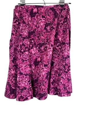 Falda Floral Atención 4 Rosa Lápiz Cottagecore Capricho Preppy Ropa de Trabajo Años 80 Foto 1 de 4