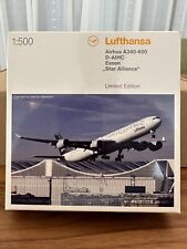 Herpa Wings 507448 Lufthansa Airbus A340-600 Star Alliance Essen D-AIHC 1:500