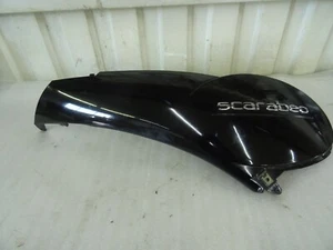 E1. APRILIA SCARABEO 125 ie Verkleidung hinten Rechts seitenverkeidung schwarz - Picture 1 of 6