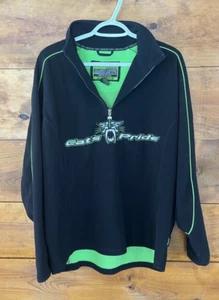 Vintage Arctic Cat Cats Pride Large Fleece Pullover Jacket Snowmobile USA - Picture 1 of 13
