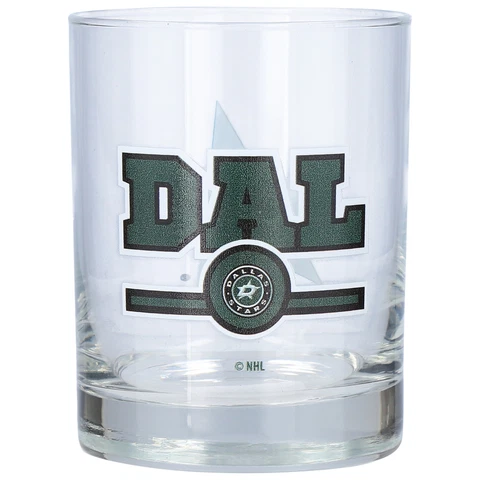 Dallas Stars Letterman 14oz. Rocks Glass Cover