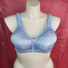 New Womens Square Check Bow Lace Push Up Bra Plus Sizes 40C-44DD
