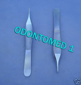 2 ADSON DRESSING FORCEPS TITANIUM SURGICAL INSTRUMENTS  - Picture 1 of 3