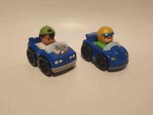 Little People Wheelies Racers blau Vintage Muscle Car Set Fisher Price Mustang
