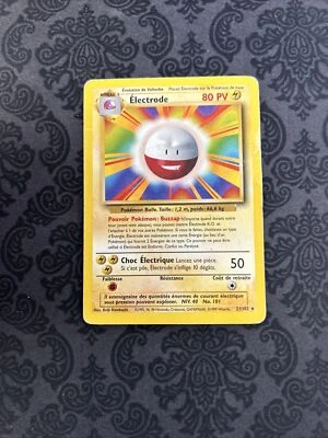 Pokémon TCG - Electrode - 21/102 - French - Rare  - Base Set - Image 1 of 2