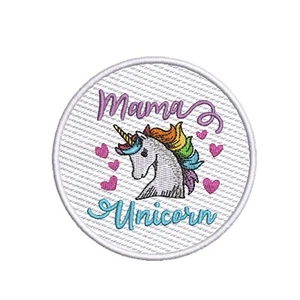Mamá Unicornio Parche Bordado Apliques para Planchar/Coser Chaleco Chaqueta Ropa - Imagen 1 de 12