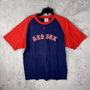 Boston Red Sox Shirt Herren Medium blau rot MLB Baseball Nike Team Baumwolle T-Shirt - Bild 1 von 9