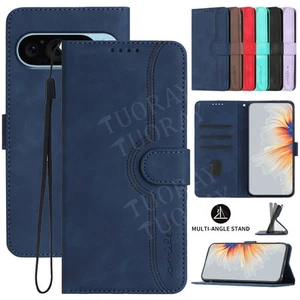 Handyhülle für Google Pixel 9 Pro XL 8 8A 7A Flip Leder Wallet Case Tasche Hülle - Picture 1 of 71