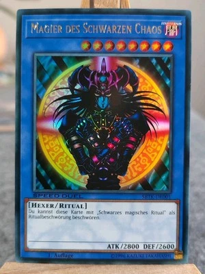 MAGIER DES SCHWARZEN CHAOS - SBTK-DE001 Ultra Rare / 1. Speed Duell Near Mint  - Bild 1 von 2