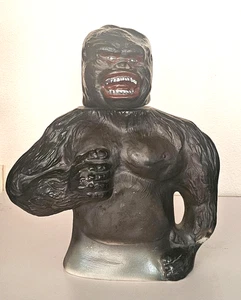 KING KONG Jim Beam Whiskey LEERE 10" Dekanter Flasche 1976 Paramount Film Vintage - Bild 1 von 6