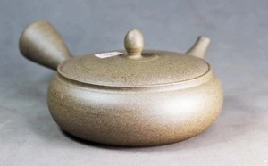 Tokoname flache Teekanne von Gyokko, #025: D110*H64mm, 220ml - Bild 1 von 9