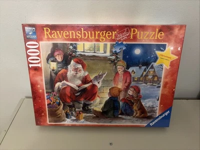 Ravensburger Jigsaw Puzzle Christmas Santa’s Story Time Limited Edition 1000 Pcs - Image 1 of 4
