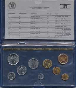1981 Francia - Monedas de París - 9 valores FDC - Imagen 1 de 1