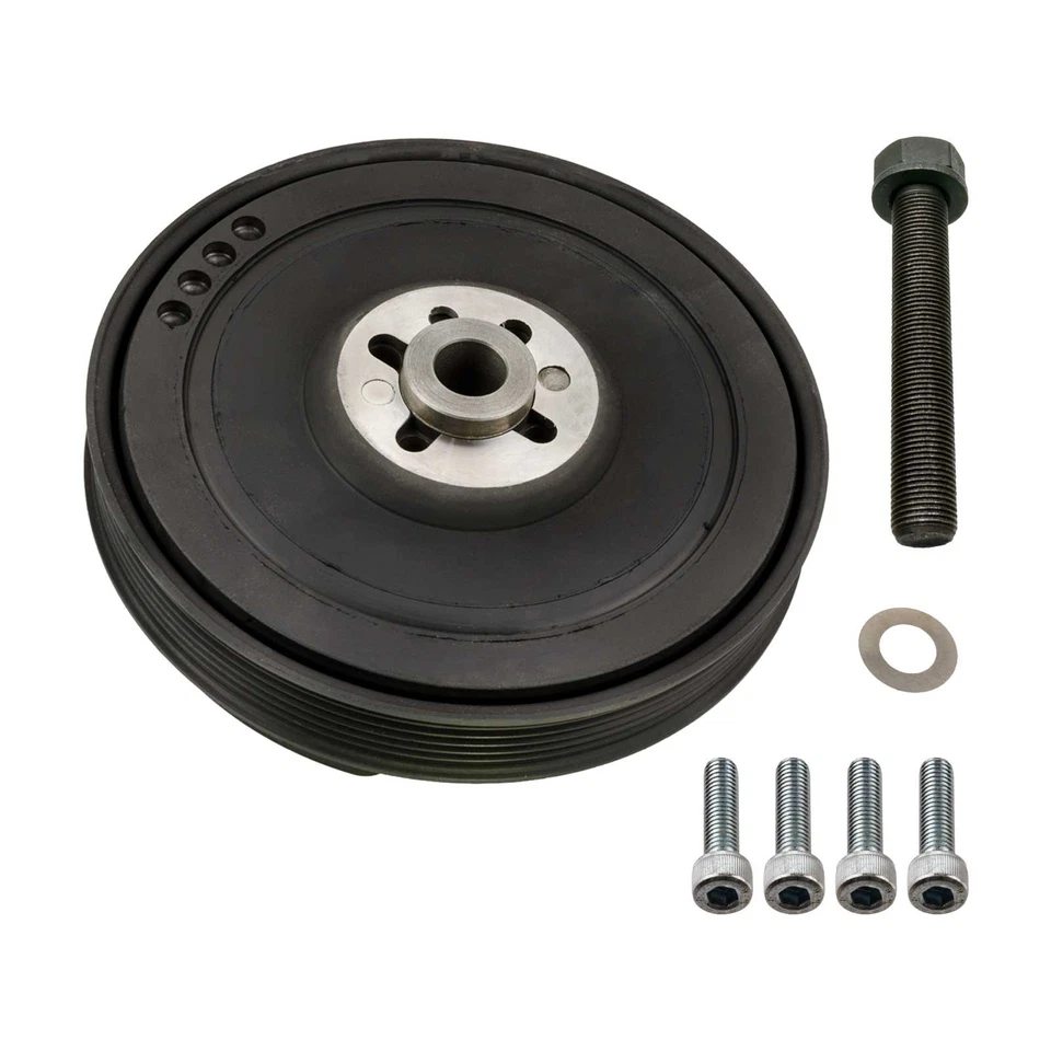 Riemenscheibe Kurbelwelle FEBI für 2.5 TDI 2.4 VW T4 Bus Multivan Diamantscheibe - Bild 1 von 1