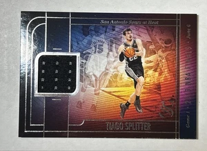 2024-25 Silhouette Tiago Splitter Game Worn NBA Finals Patch Jersey Card - Picture 1 of 2