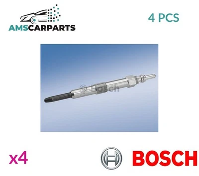 ENGINE GLOW PLUGS 0 250 202 143 BOSCH 4PCS NEW OE REPLACEMENT - Image 1 of 4