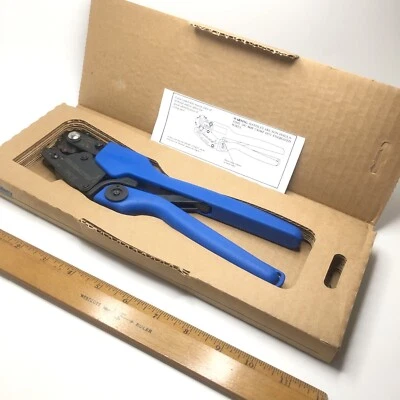 Alicates de herramienta de compresión Thomas & Betts TBM21E ISO 9001 color con llave comodidad Foto 1 de 4