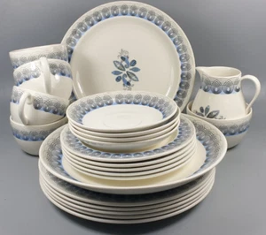 VAJILLA RAVILIOUS WEDGWOOD PERSEPHONE AZUL *SE VENDE INDIVIDUALMENTE, ELIGE* - Imagen 1 de 23