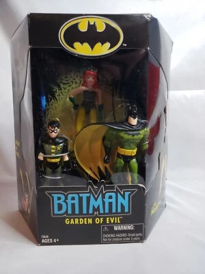 Batman, Robin, Posion Ivy BTAS Garden of Evil pacote com 3 Hasbro 2004 - Imagem 1 de 4