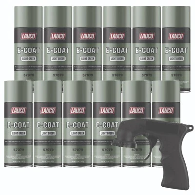 Lata en aerosol E-Coat verde claro 11 OZ Foto 1 de 2