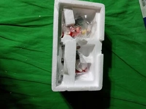 Dept. 56 Snow Village 2003 We're Going By Train #56.55218 2 Pc. Set - Picture 1 of 3