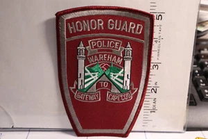 police patch  WAREHAM HONOR GUARD POLICE MASSACHUSETTS - Picture 1 of 1