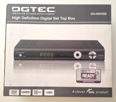 NIB DGTEC DG-HD0390  Digital TV HD  HDMI DVB TV Set Top Box Media Player Remote - image 1 of 2
