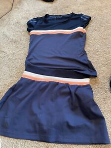 adidas tennis top and skirt